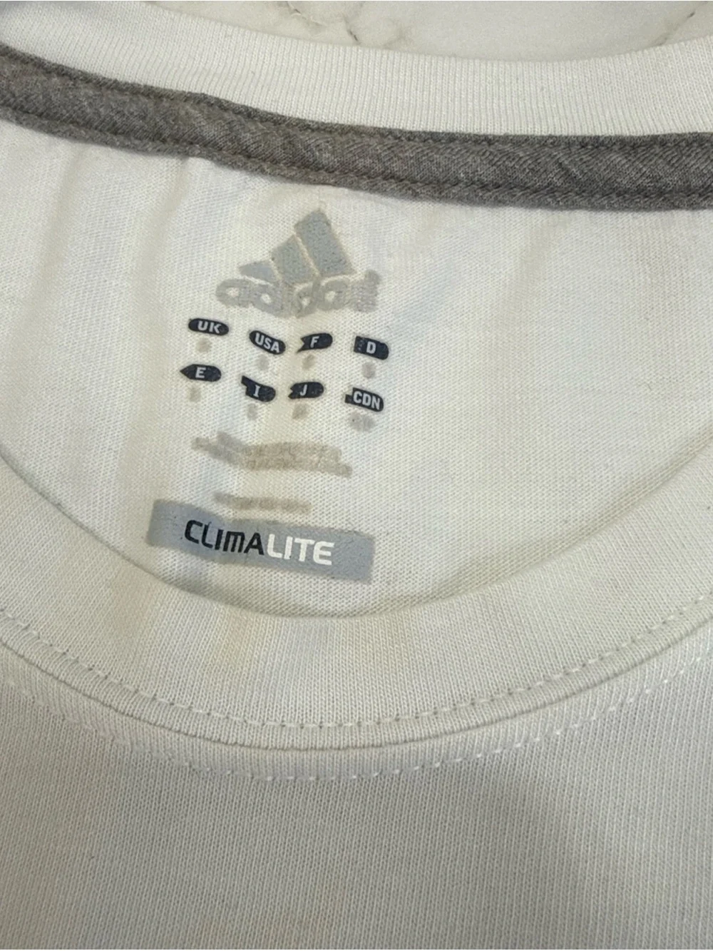 Adidas Germany T Shirt Climalite Small Deutscher Fussball-Bund Soccer White Tee